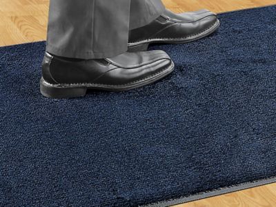 Ribbed Entry Carpet Mat - 3 x 5', Charcoal H-3110GR - Uline