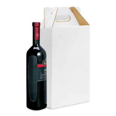 Beer/Half-Wine Carrier Box - 24 Bottle Pack S-14360 - Uline