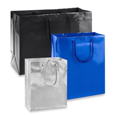 Bolsas de Papel Kraft para Compras - 8 x 4 1/2 x 10 1/4, Cub S-7098 - Uline