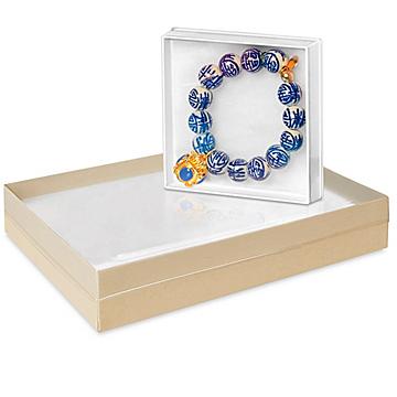 Boîtes à bijoux à couvercle transparent