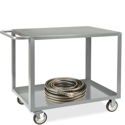 Uline Welded Steel Flat Shelf Carts