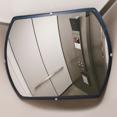 Miroir de sécurité convexe en verre – 26 po, usage intérieur H-1548-I -  Uline