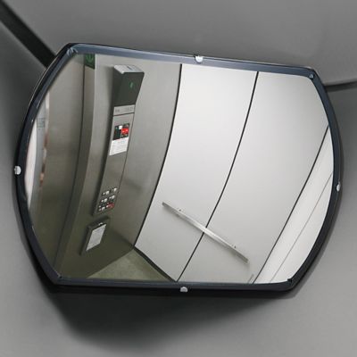 Miroir de sécurité convexe en verre – 26 po, usage intérieur H-1548-I -  Uline