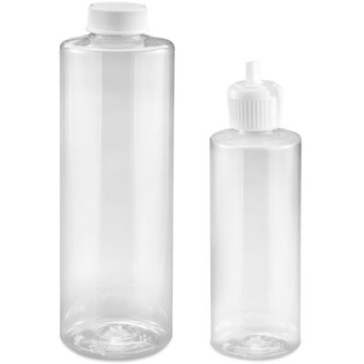 Clear Cylinder Bottles