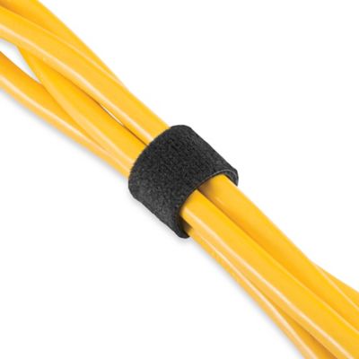 Velcro® Brand Cable Ties - 3/4 x 6, Black S-17101 - Uline