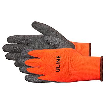 Uline Thermal Latex Coated Gloves