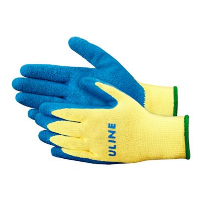 Kevlar® PVC Dot Knit Cut Resistant Gloves - Large S-9866L - Uline