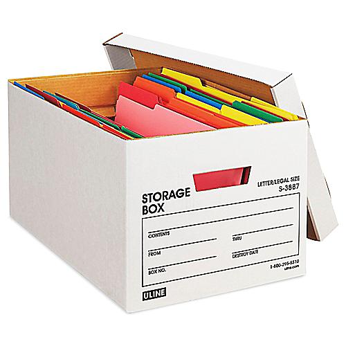 Uline Heavy Duty Storage File Boxes
