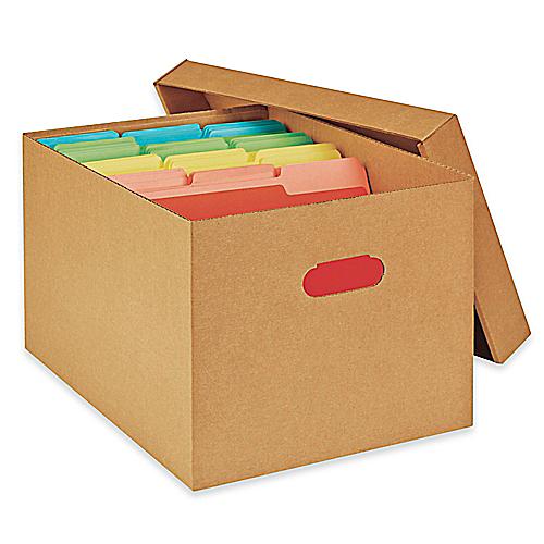 Uline Economy Storage File Boxes with Lid