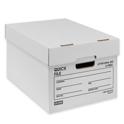 Uline Quick File Boxes