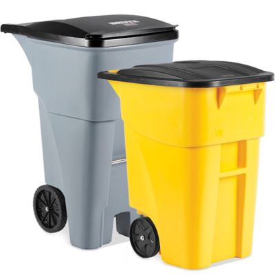 Uline Trash Can with Wheels in Stock - ULINE