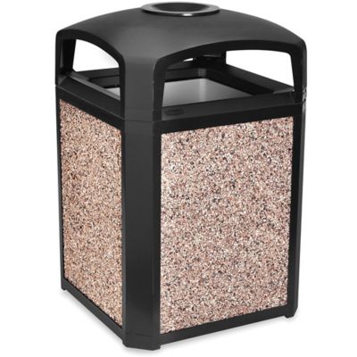 Poubelles avec couvercle cendrier