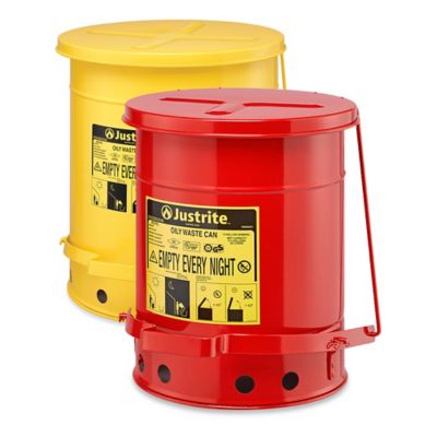 Stackable Flammable Storage Cabinet - Manual Doors, 12 Gallon H-4175M -  Uline