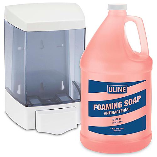Uline Bulk Foaming Soap / Dispenser