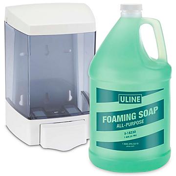 Uline Bulk Foaming Soap / Dispenser
