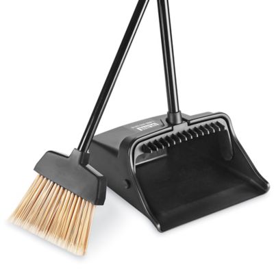 Colored Scrub Brush - Long Handle, Black H-8560BL - Uline