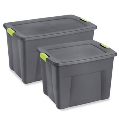 Clear Storage Boxes, 18 Quart Latch Box in Stock - ULINE