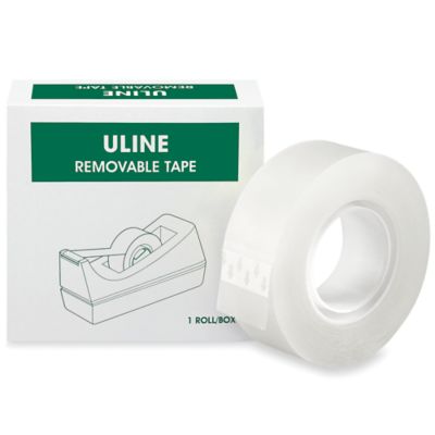  Uline Removable Clear Tape - 3/4