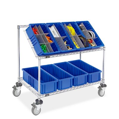 APPROVED VENDOR WIRE CART,2 SHELF,36X18X39,BLACK - Wire Shelf and Utility  Carts - GGM2HDH6