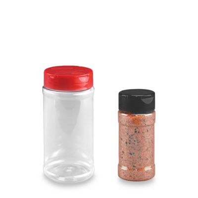 Plastic Spice Jars - 8 oz, Lined S-25254 - Uline