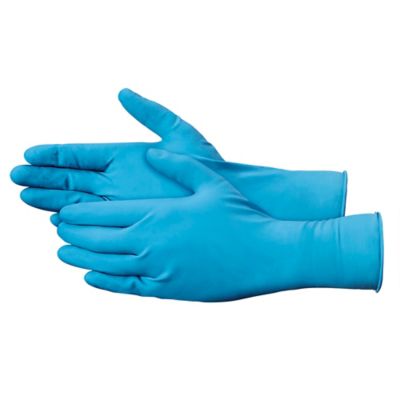 Uline Exam Grade Latex Gloves with Extended Cuff