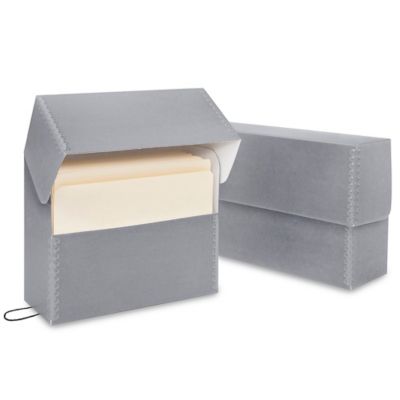 Cajas para Archivos con Tapa Abatible - 15 x 12 x 10, Kraft S-21531 - Uline