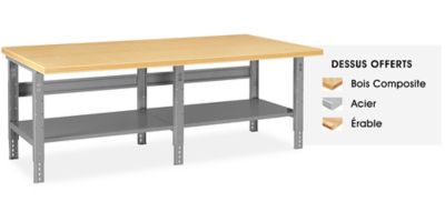Tables d'emballage industrielles format géant
