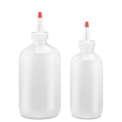 Natural Plastic Juice Bottles - 8 oz S-24127 - Uline