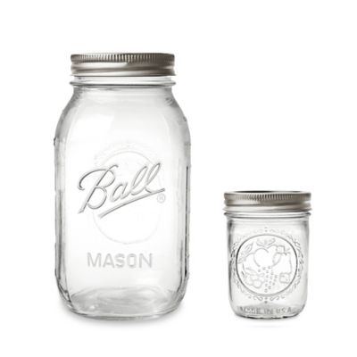 French Square Glass Jars - 16 oz S-21740 - Uline