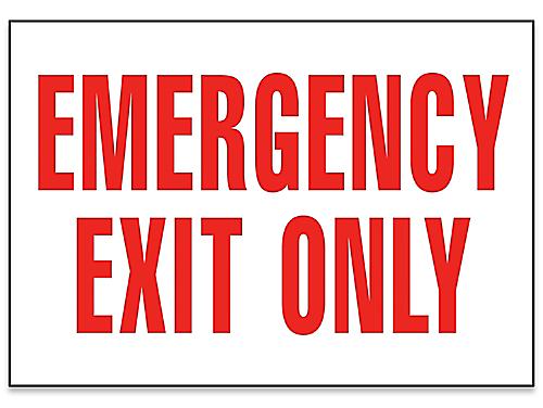 Exit Signs, Safety Signs, Office Door Signs in Stock - ULINE - Uline