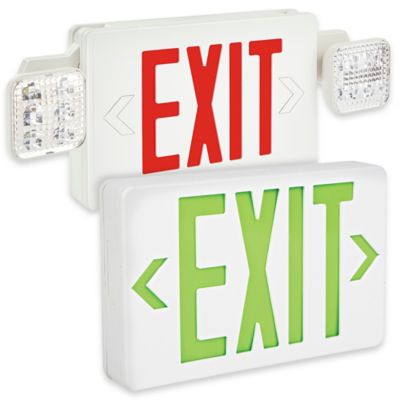 Plastic Hard-Wired Exit Signs
