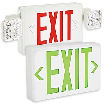Plastic Hard-Wired Exit Signs