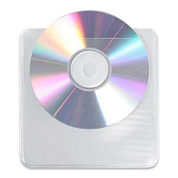 Fundas con Adhesivo en el Dorso para CDs
