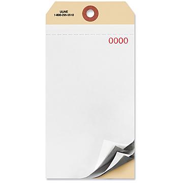 3-Part Blank Carbon Inventory Tags