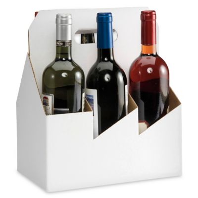 Estuches para Envío de Botellas, Cajas de Cartón para Vinos, Cajas para  Envíos para Cervezas en Existencia - ULINE