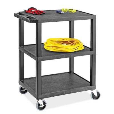 Rubbermaid® Service Cart with Cabinet H-2060 - Uline