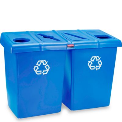 Rubbermaid® Recycling Tote Bin - 18 Gallon H-2836 - Uline