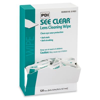 Uline Safety Glass Wipes