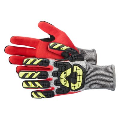 Kevlar® PVC Dot Knit Cut Resistant Gloves - Medium S-9866M - Uline