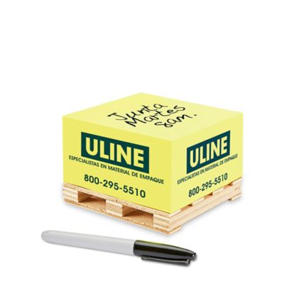 Uline Notas Adhesivas en Tarima