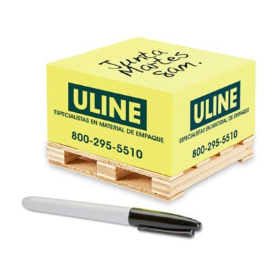 Uline Notas Adhesivas en Tarima