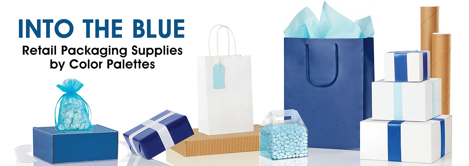Into The Blue - Retail Packaging Supplies by Color Palettes
