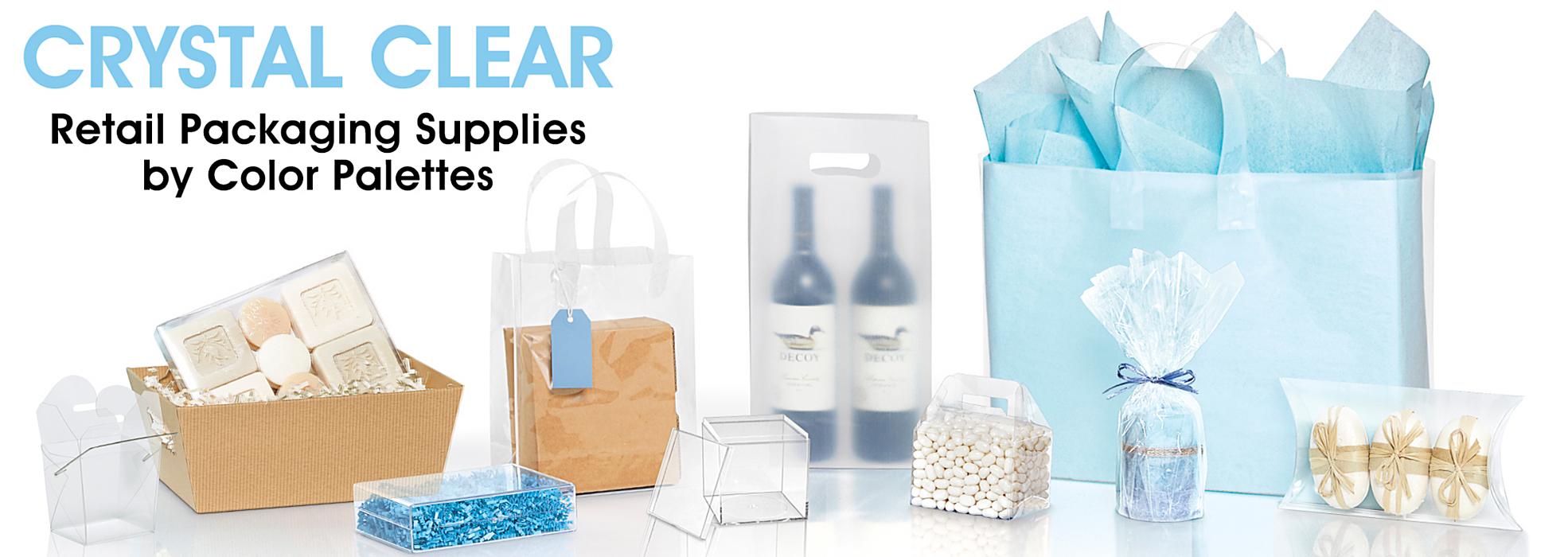 Crystal Clear - Retail Packaging Supplies by Color Palettes
