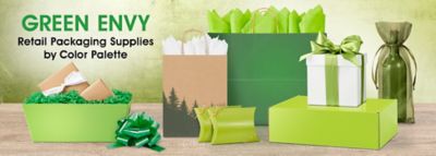 Mixed Greens - Retail Packaging Supplies by Color Palettes