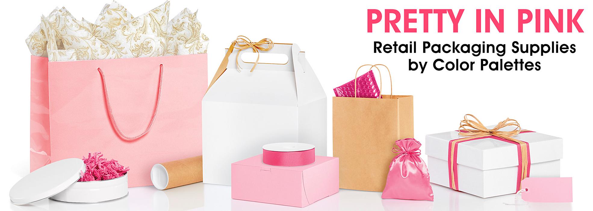 Pretty In Pink - Retail Packaging Supplies by Color Palettes