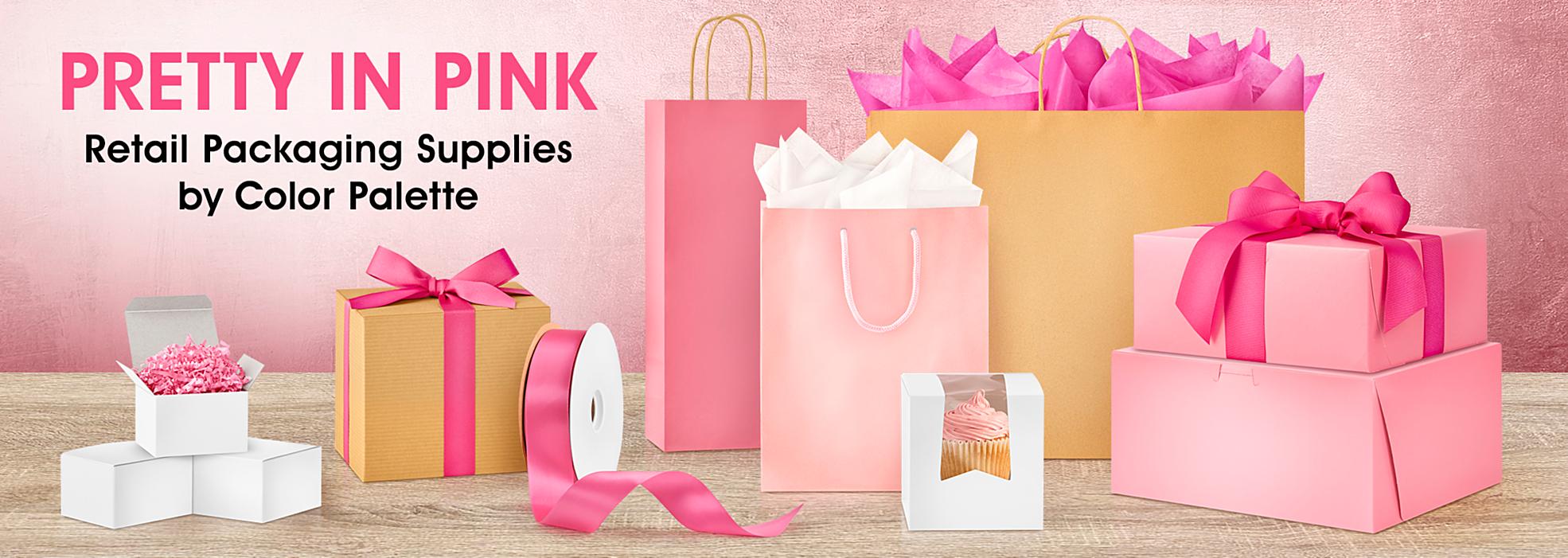 Pretty In Pink - Retail Packaging Supplies by Color Palettes