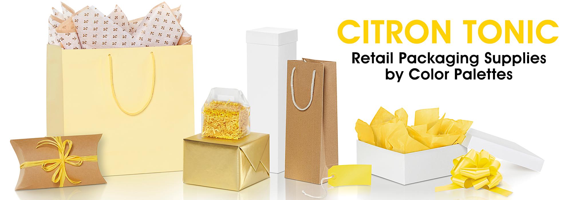Citron Tonic - Retail Packaging Supplies by Color Palettes