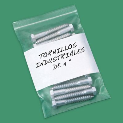 Bolsas de Polietileno con Recuadro Blanco