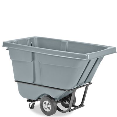 ULINE Trash Can with Wheels - 95 Gallon, Green - H-7938G