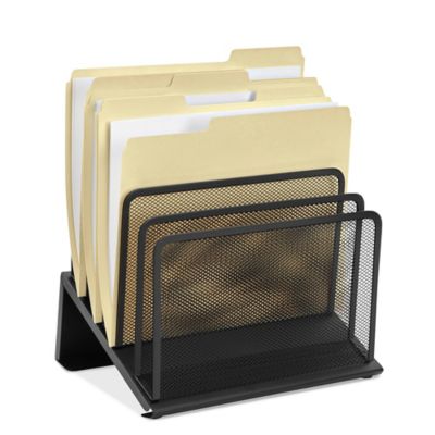 Accessoires de bureau grillagés en métal